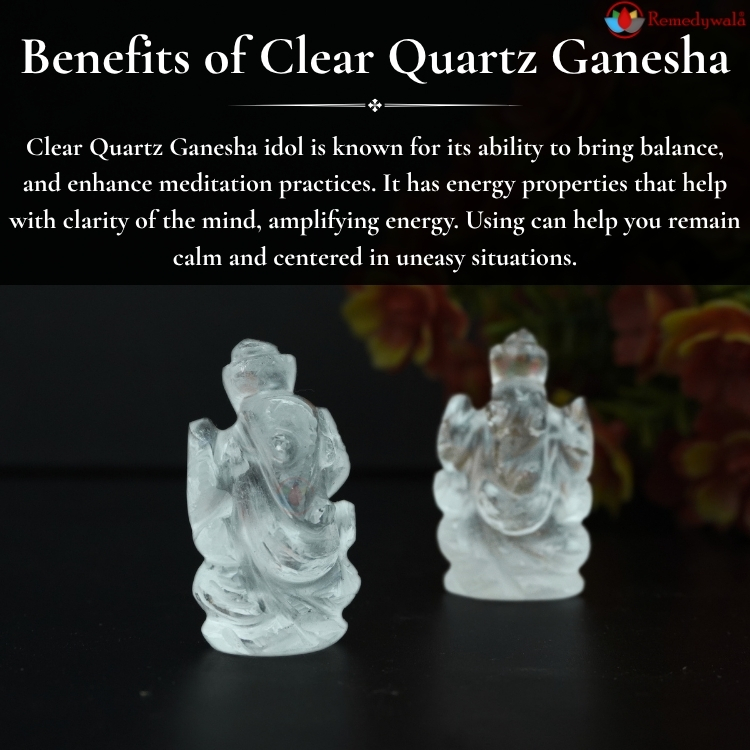 Clear Quartz Ganesha - Image 3