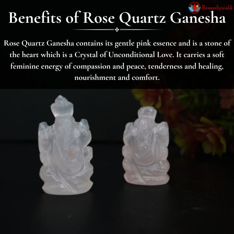 Rose Quartz Ganesha - Image 3