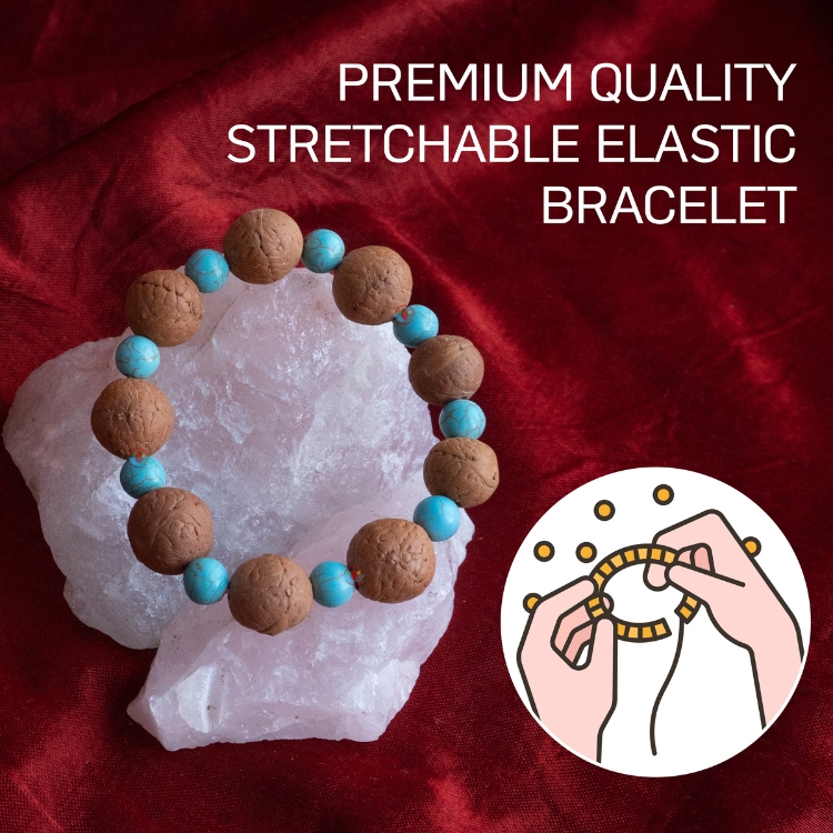 Turquoise & Bodhi Bead Bracelet