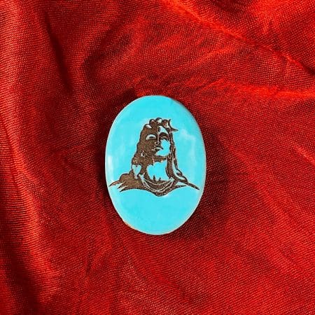 Turquoise Adiyogi Coin