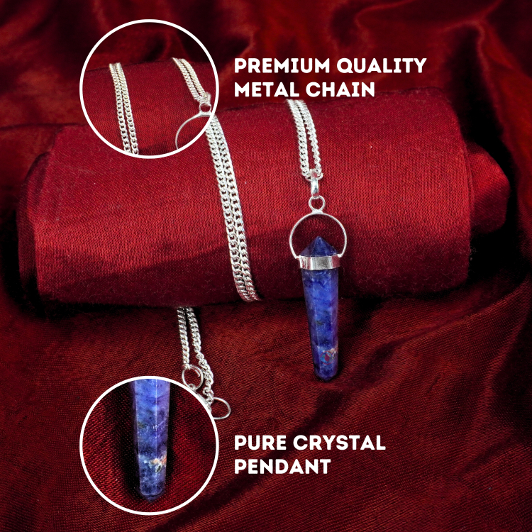 Sodalite Double Terminated Pendant