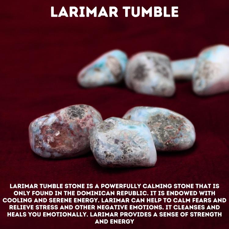 Larimar Tumble Stones