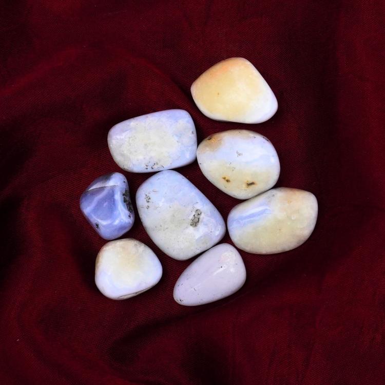 Blue Lace Agate Tumble Stones