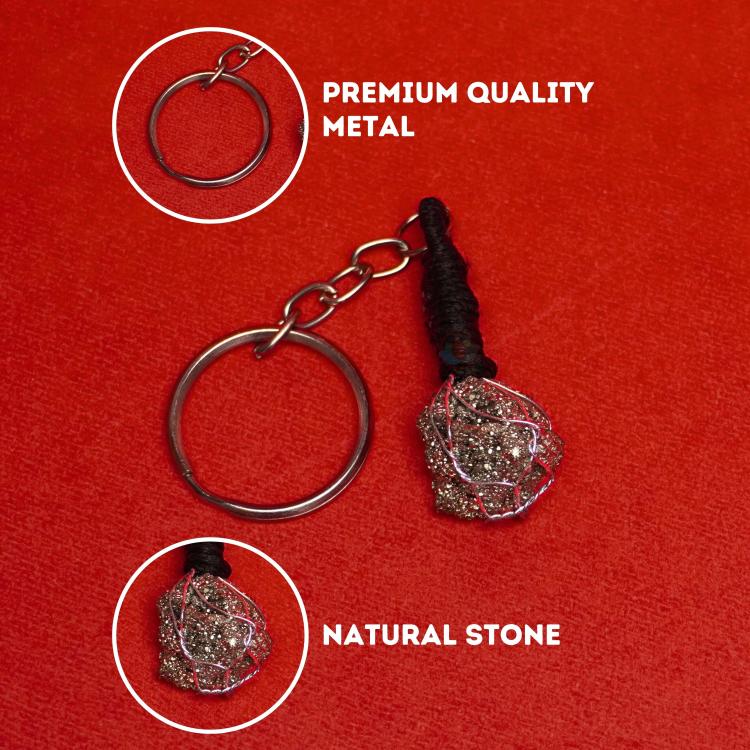 Golden Pyrite Key Chain