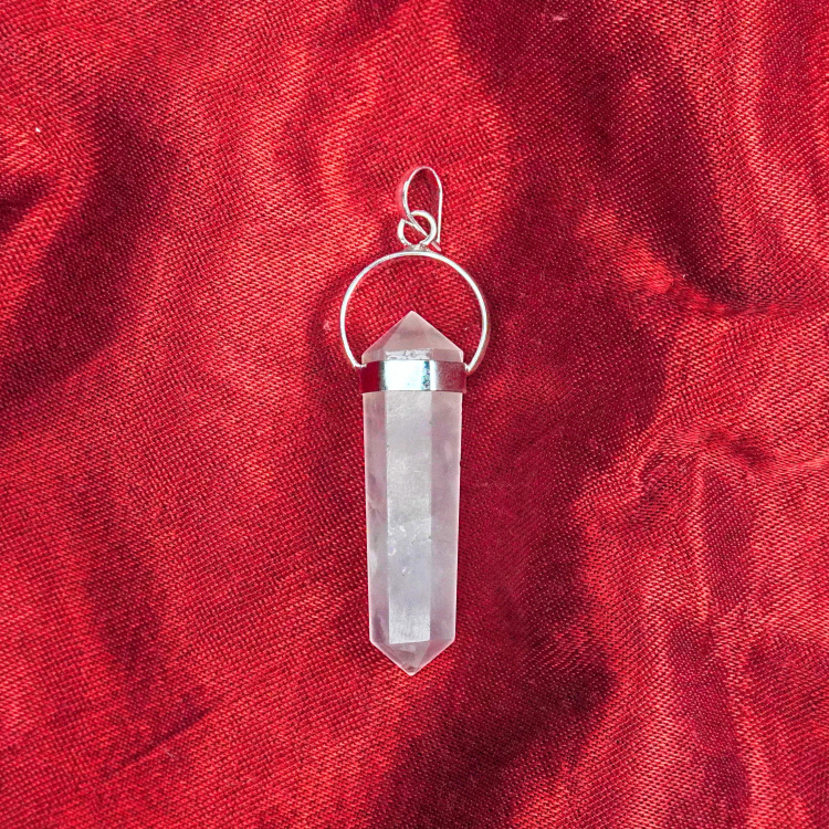 Rose Quartz Double Terminated Pendant