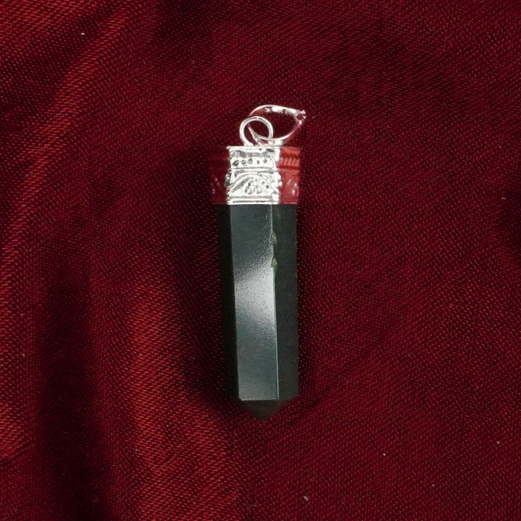 Bloodstone Pencil Pendant