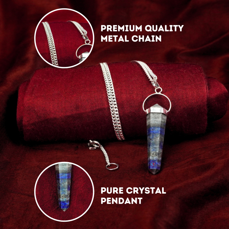 Lapis Lazuli Double Terminated Pendant - Image 2