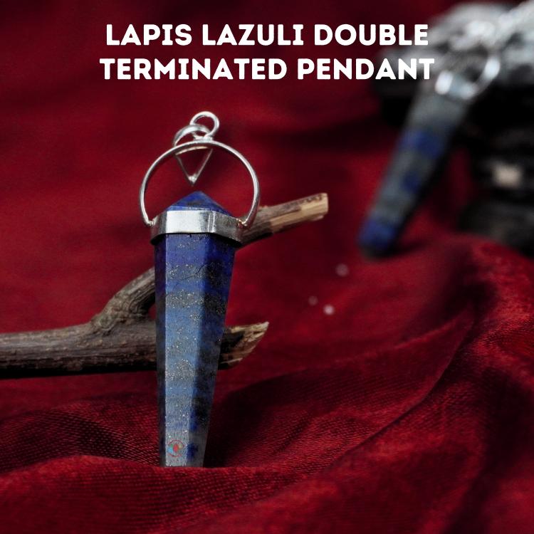 Lapis Lazuli Double Terminated Pendant - Image 3