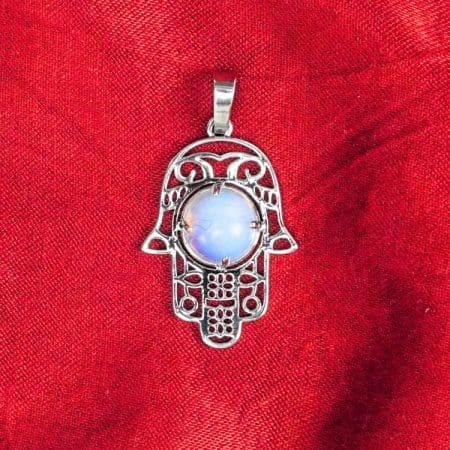 Opalite Humsa Pendant