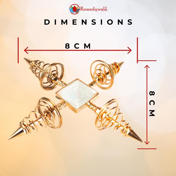 Clear Quartz Pyramid Energy Generator