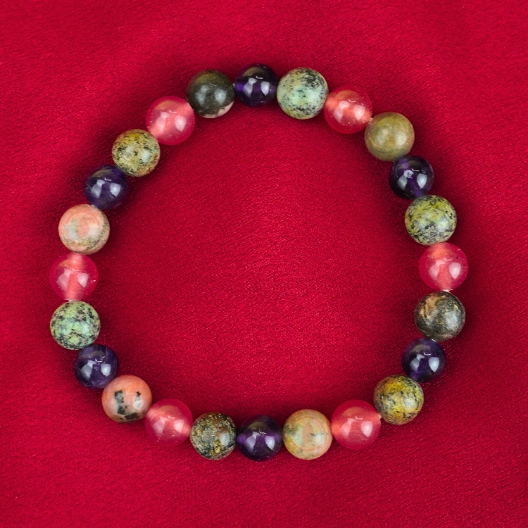Natural Genuine Crystals Bracelet