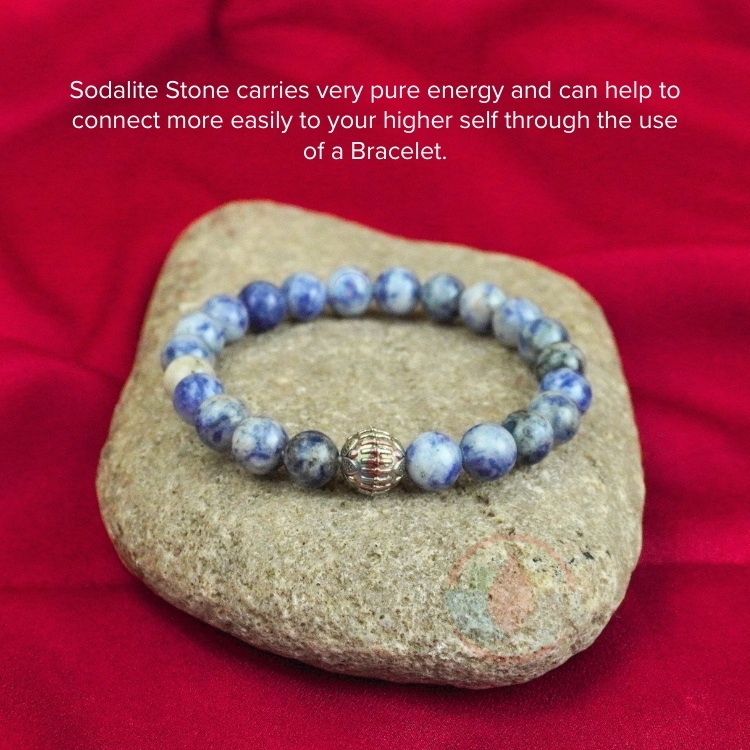 Sodalite Bracelet with Charm