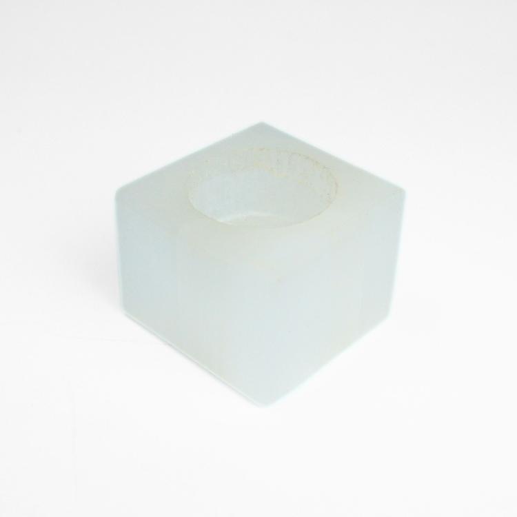 Natural Selenite Candle Holder