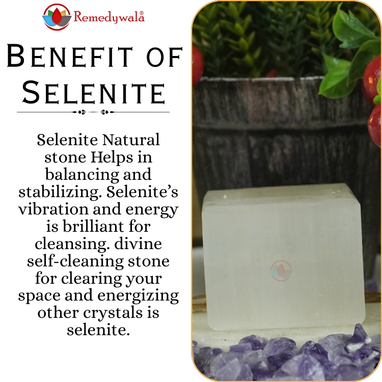 Natural Selenite Candle Holder