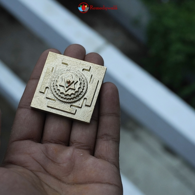 Panchdhatu Shree Durga Navarna Yantra - Image 3
