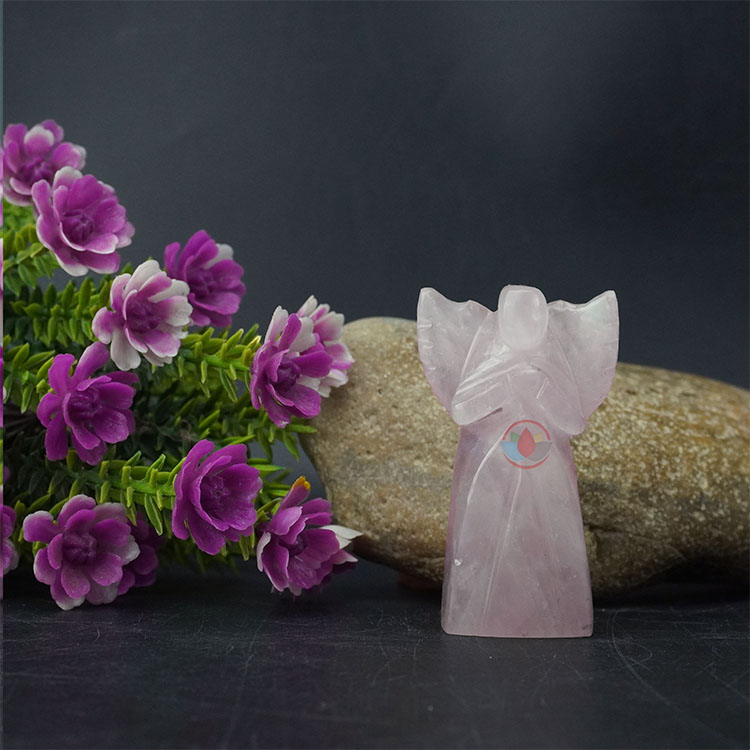 Rose Quartz Crystal Angel