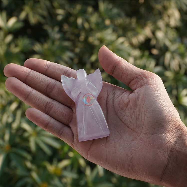 Rose Quartz Crystal Angel