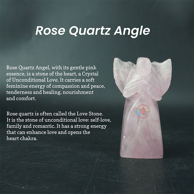 Rose Quartz Crystal Angel