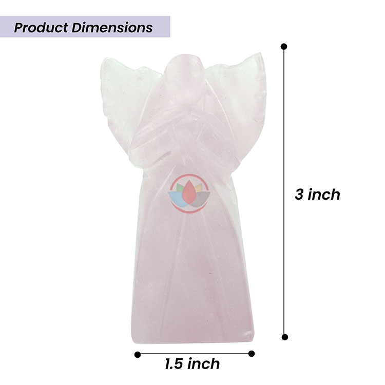 Rose Quartz Crystal Angel