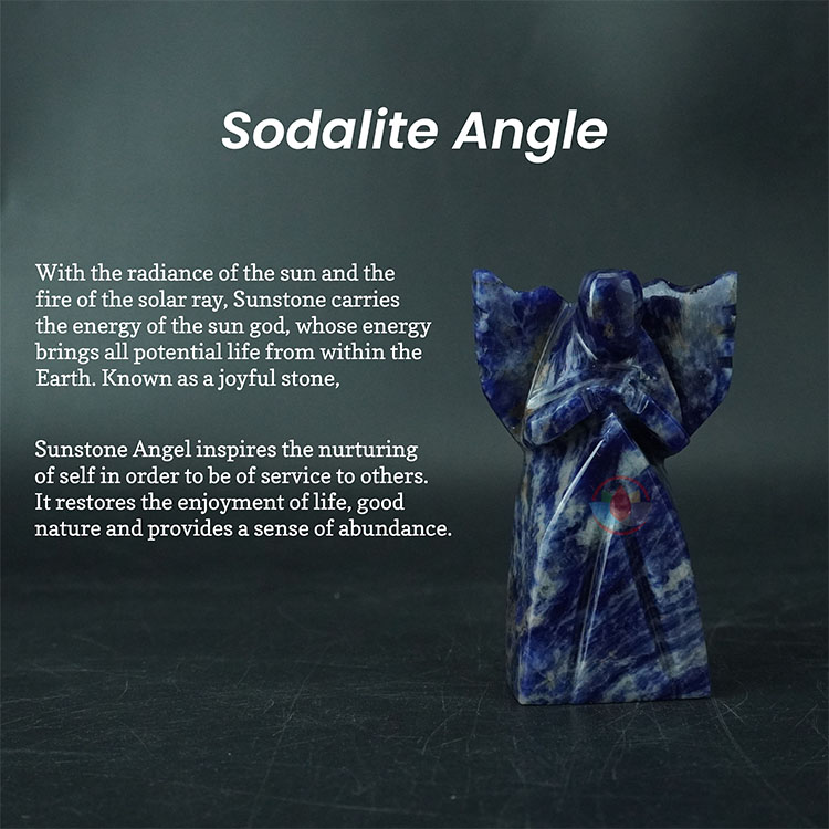 Sodalite Crystal Angel