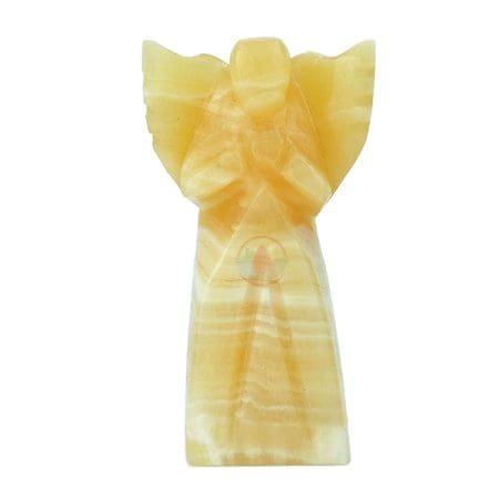 Yellow Calcite Crystal Angel