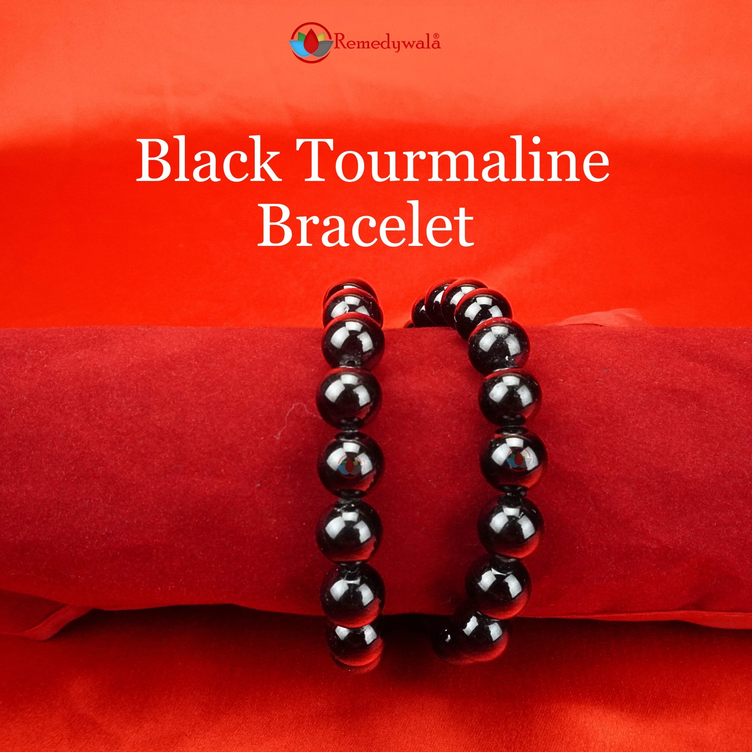 Black Tourmaline Natural Stone Bracelet 10mm