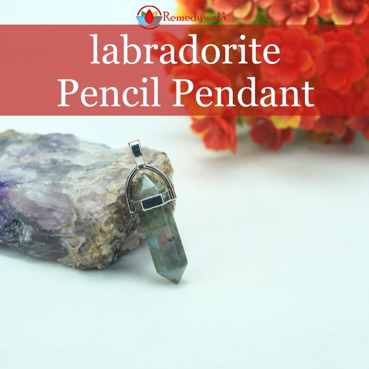 labradorite Pencil Pendant