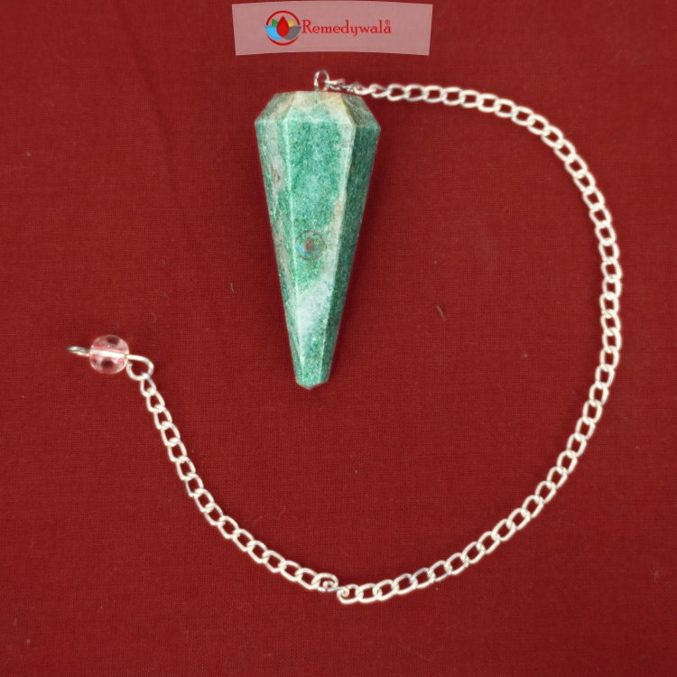 Green Jade Crystal Dowsing Pendulum