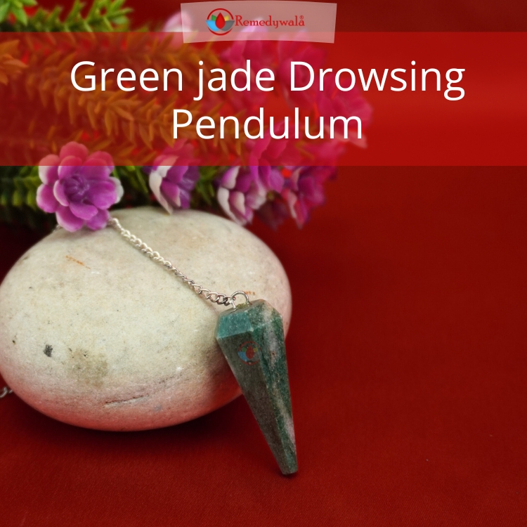 Green Jade Crystal Dowsing Pendulum - Image 2