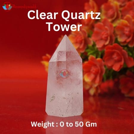 Natural Clear Quartz Raw Tower