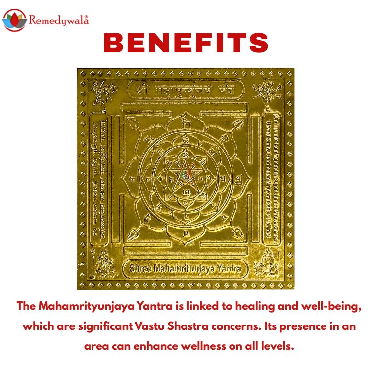 Shree Mahamritunjaya Yantra in Brass - Image 6