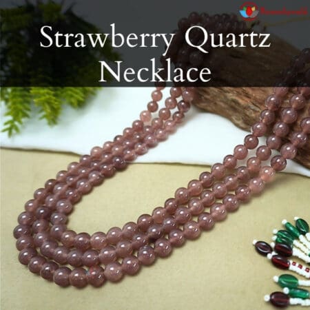 Remedywala Strawberry Quartz Necklace