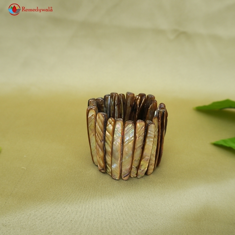 Natural Shell Stick Stretch Bracelet - Image 2