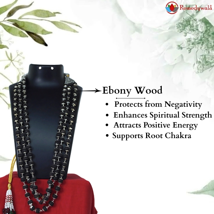 Ebony Wood Necklace - Image 2