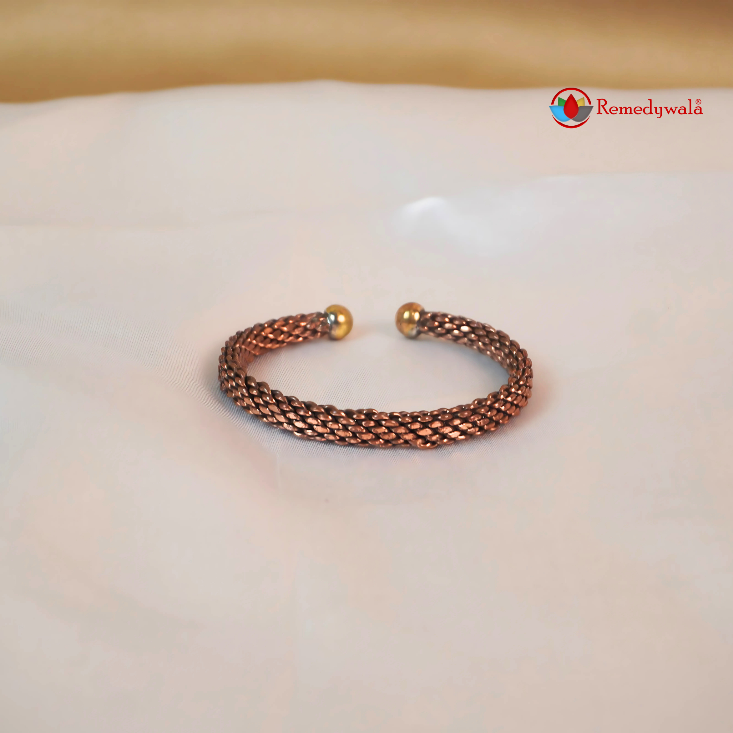 Woven Copper Kada