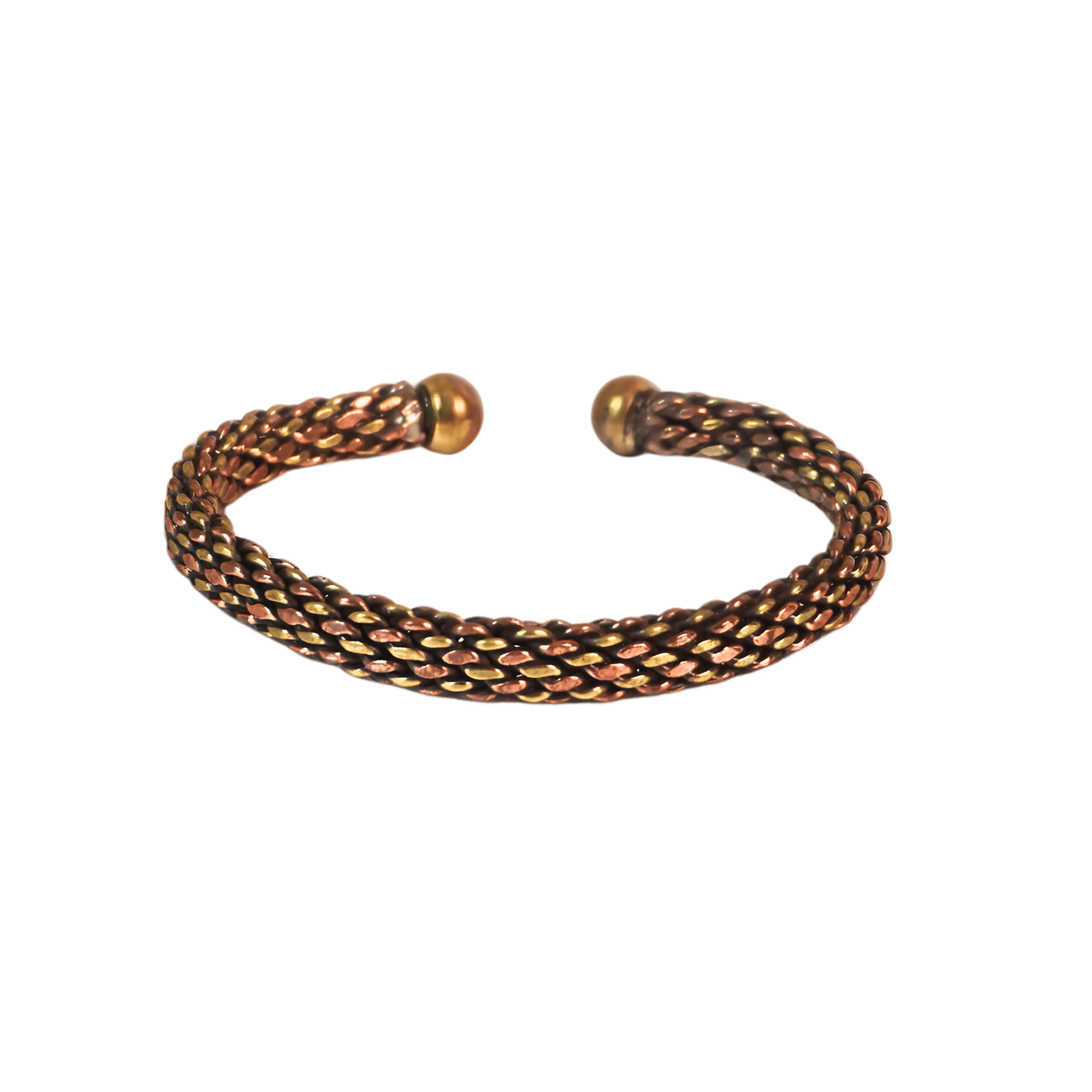 Woven Copper Brass Kada - Image 4