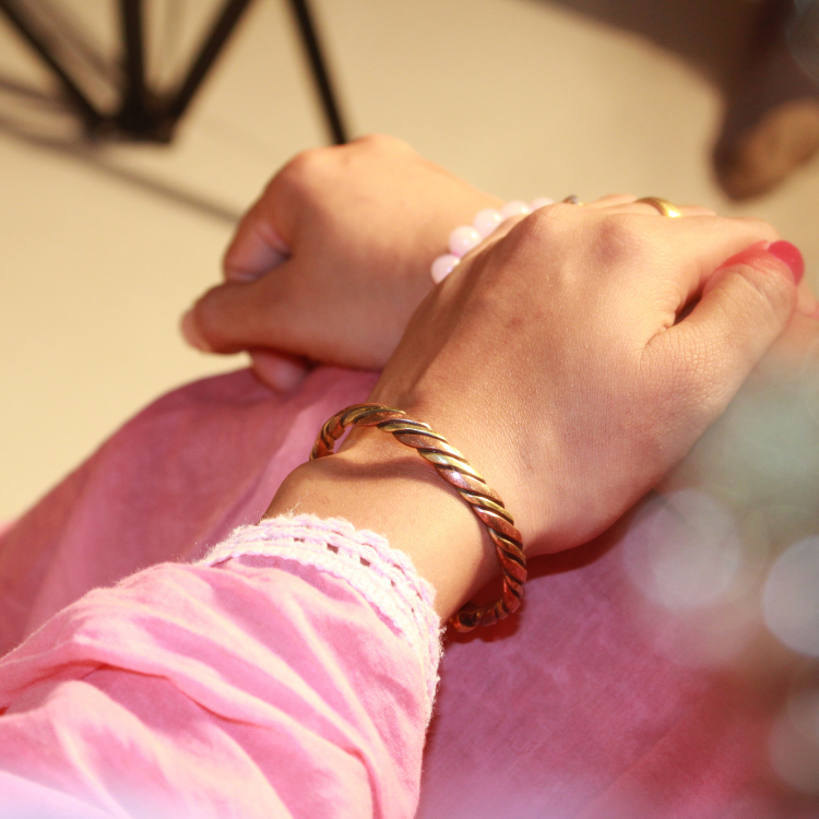 Premium Copper - Brass Rope Kada - Image 2