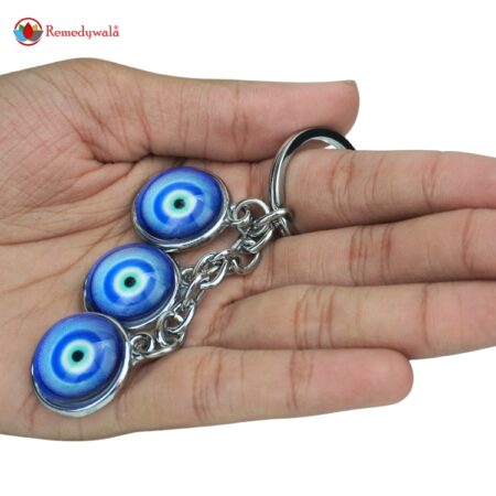 Evil Eye Layered Keychain
