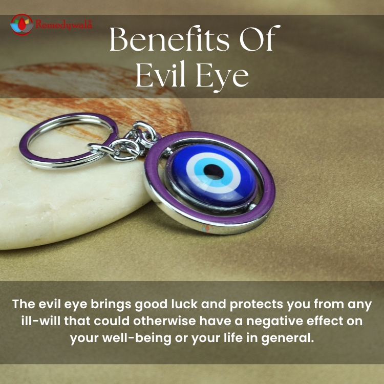 Evil Eye Round Keychain - Image 5