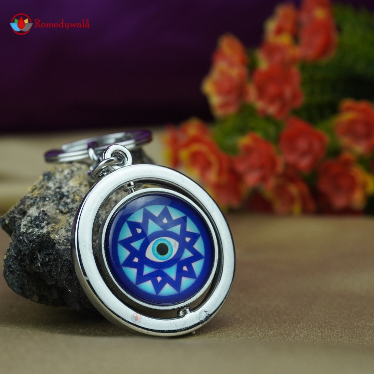 Greek Evil Eye Keychain - Image 5