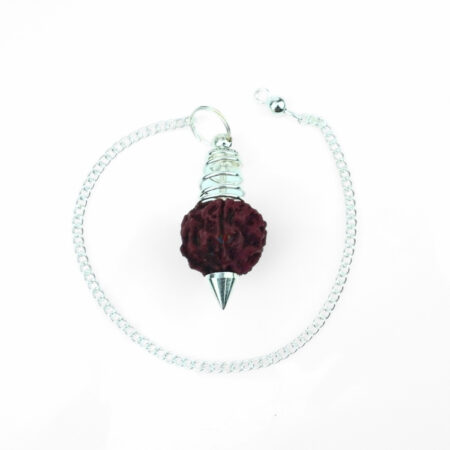 Rudraksha Silver Color Dowsing Pendulum