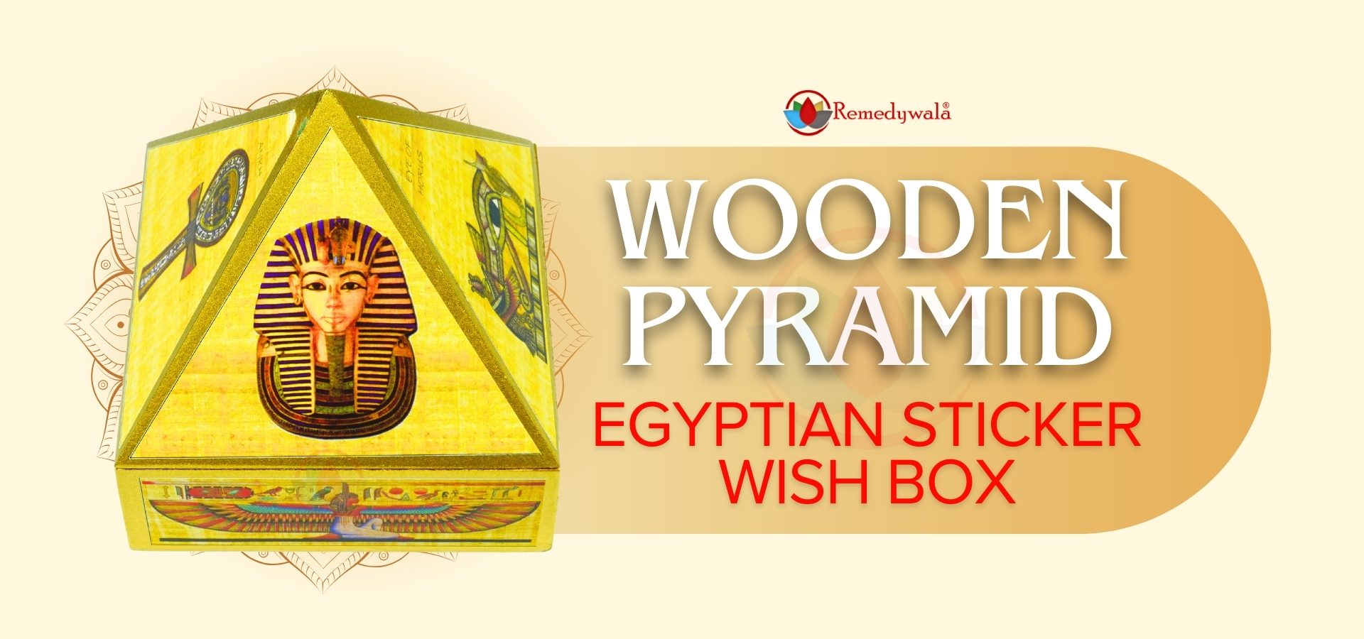Egyptian Sticker Wish Box Egyptian Sticker Wish Box