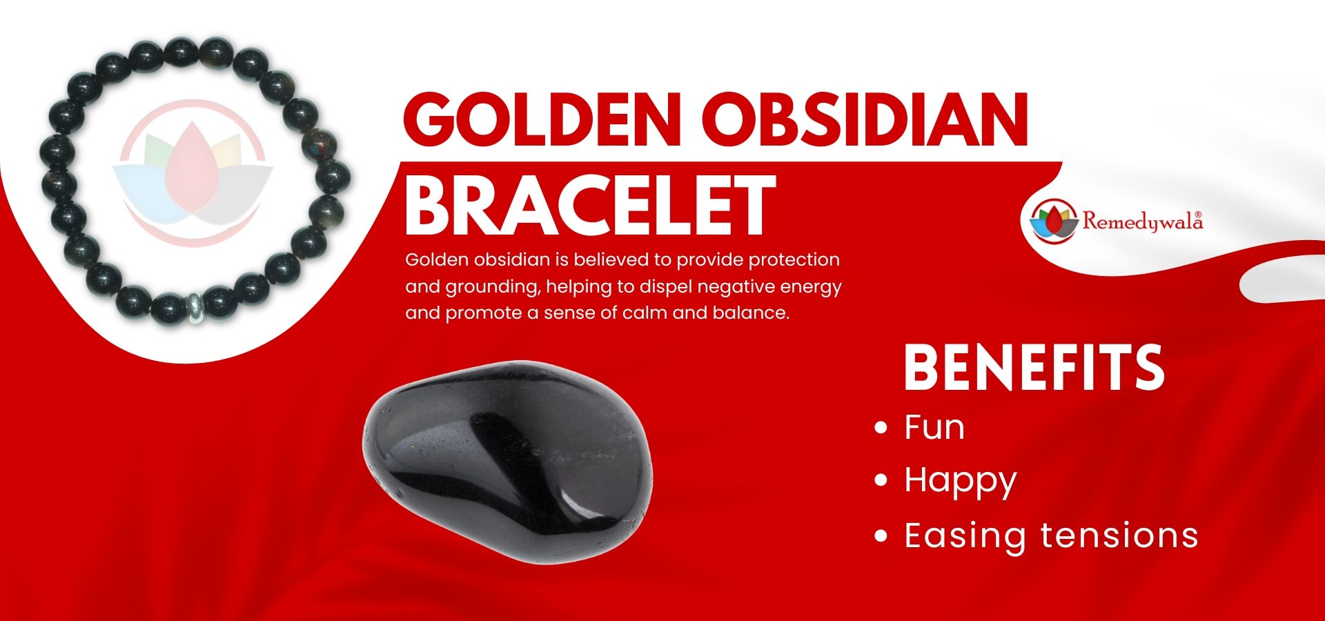 Golden Obsidian Bracelet