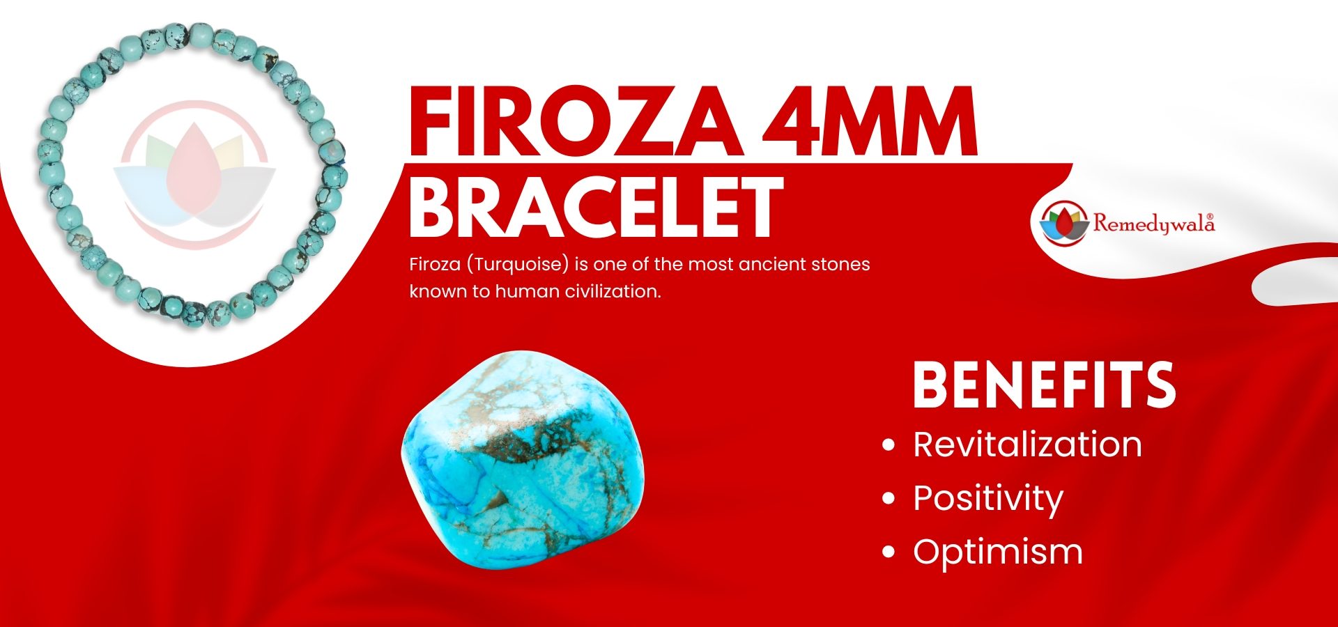 Firoza 4mm Bracelet