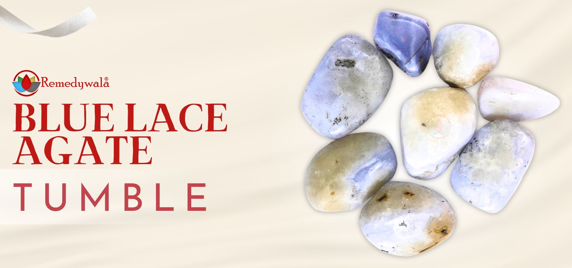 Blue Lace Agate Tumble Stones