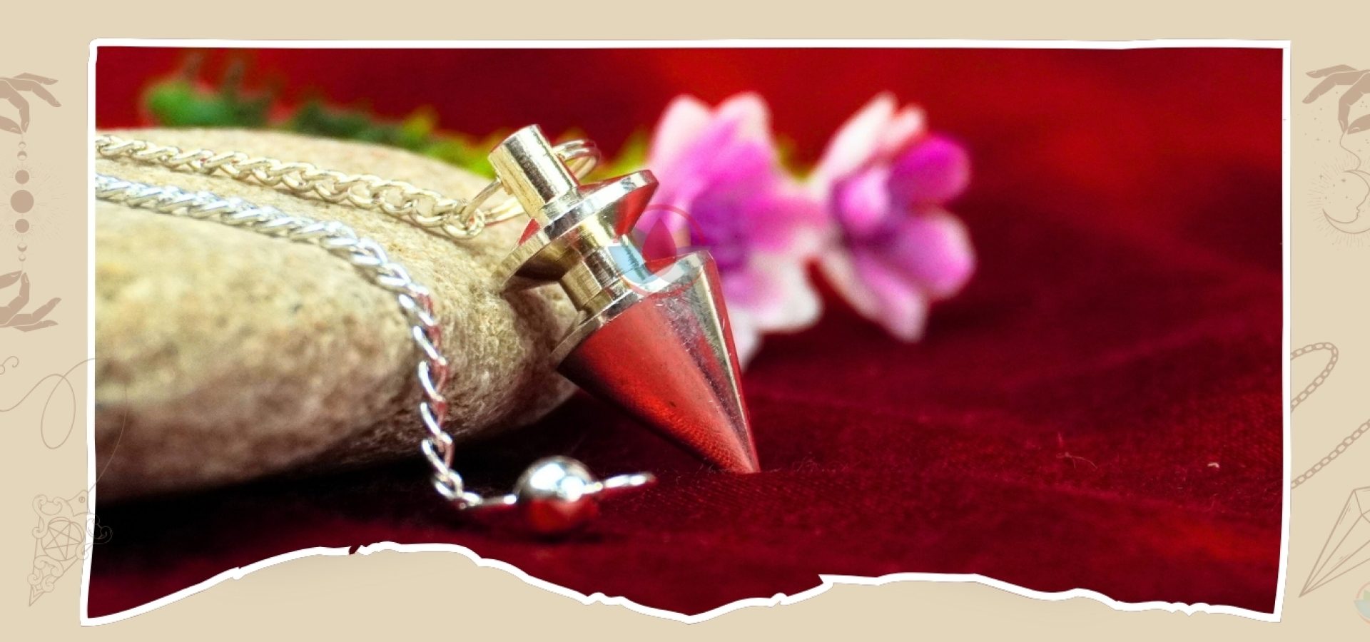 Silver Metal Cone Pendulum