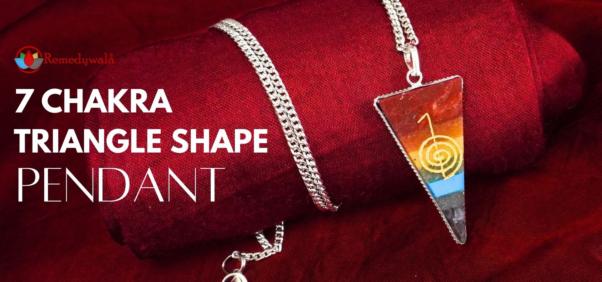 7 Chakra Triangle Shape Pendant