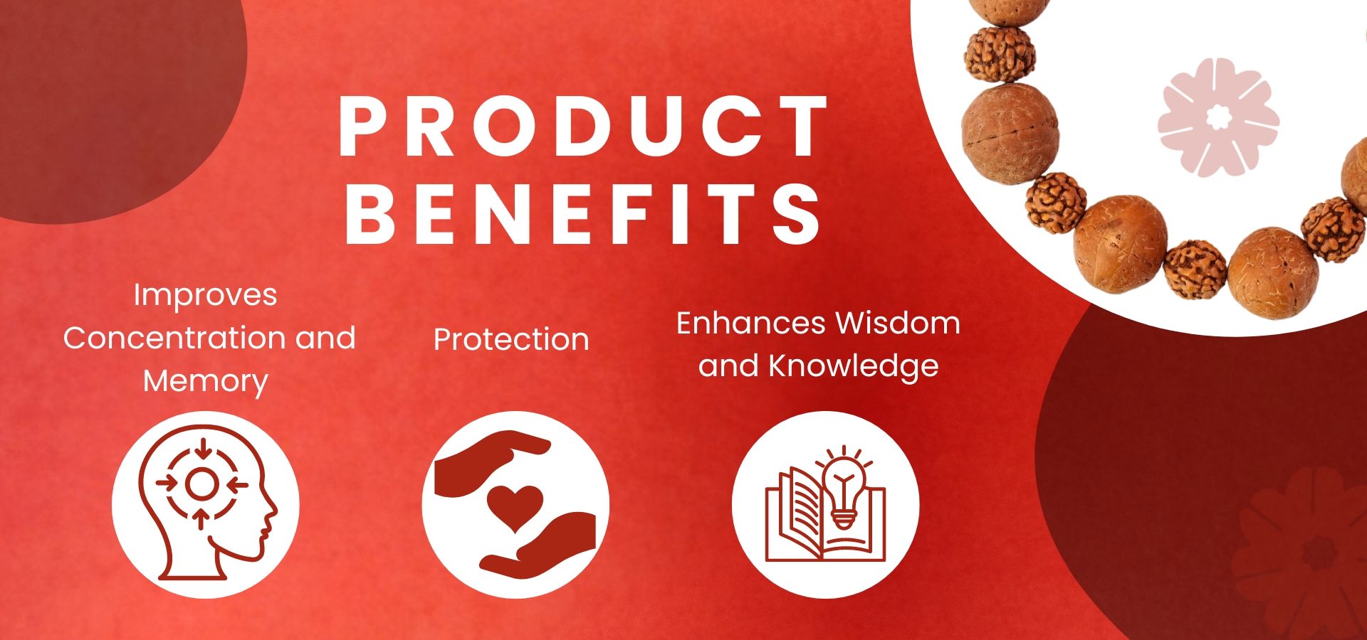 Bodhi Bead & Small Rudraksha Bracelet