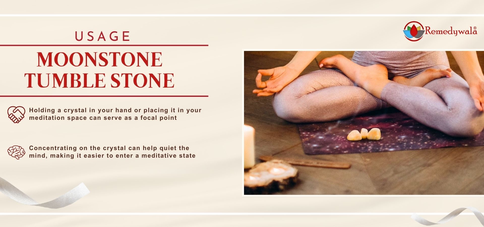 Moonstone Tumble Stone