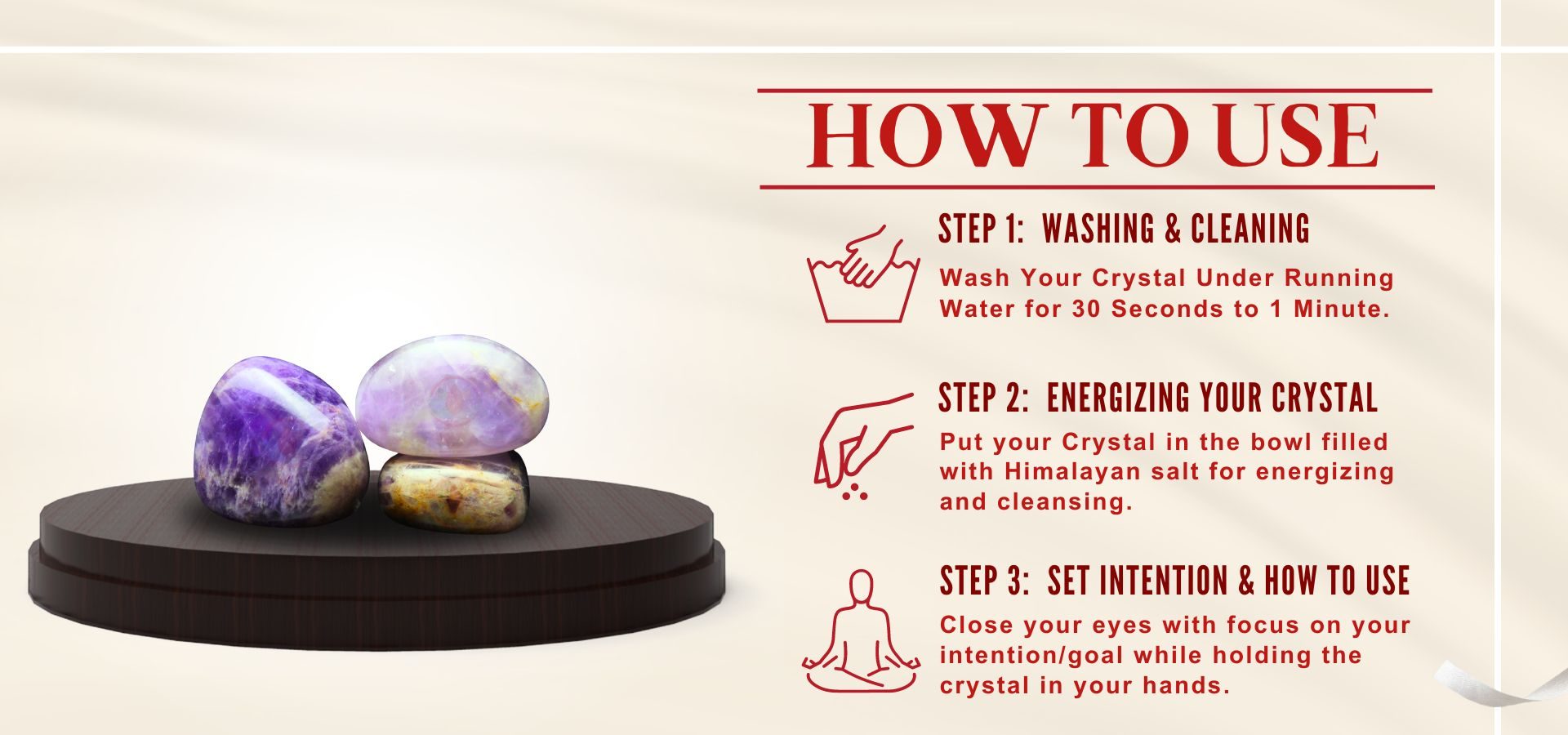 Amethyst Tumbled Stone Amethyst Tumbled Stone
